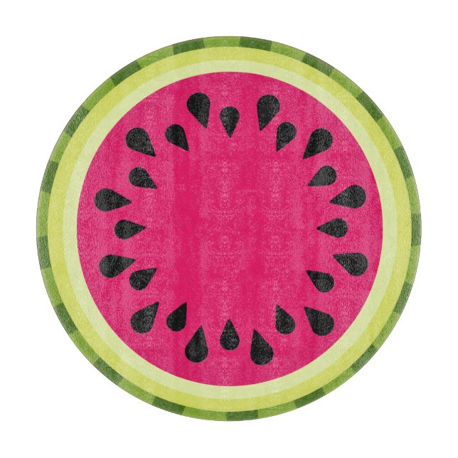 Rosa Watermelon Segment Glas Skärpta (Framsidan)