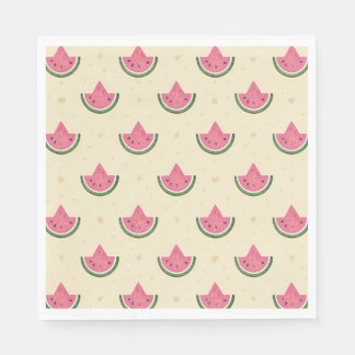 Rosa Watermelon Summer Luncheon Napkins - 50 cent Pappersservett
