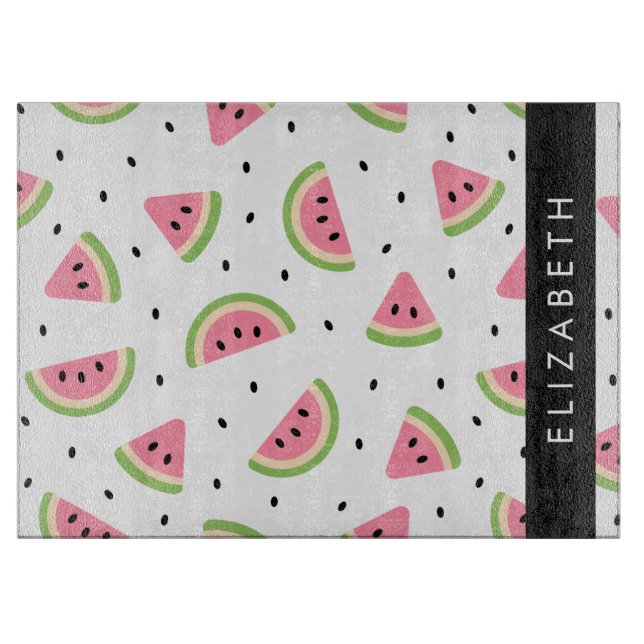 Rosa Watermelons, Watermelon Seeds, ditt namn (Framsidan)