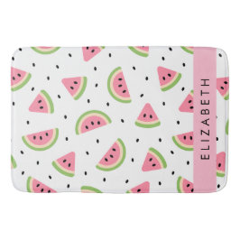 Rosa Watermelons, Watermelon Seeds, ditt namn Badrumsmatta