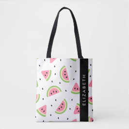 Rosa Watermelons, Watermelon Seeds, ditt namn Tygkasse