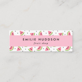 Rosa Watermelons, Watermelon Seeds, Fruit Shop Mini Visitkort