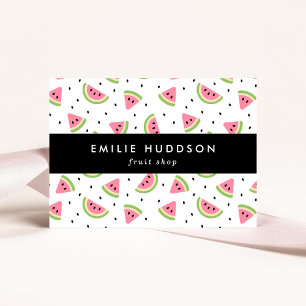 Rosa Watermelons, Watermelon Seeds, Fruit Shop Visitkort