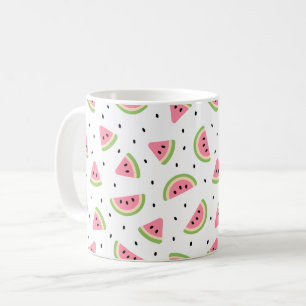 Rosa Watermelons, Watermelon Seeds, Summer Mönster Kaffemugg