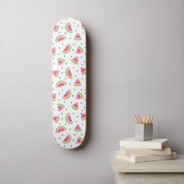 Rosa Watermelons, Watermelon Seeds, Summer Mönster Mini Skateboard Bräda 18,5 Cm