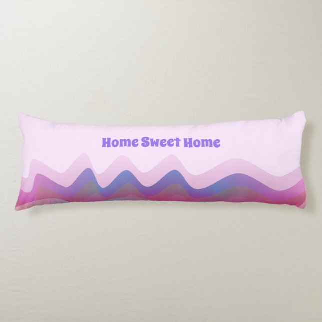 Rosa Wave Body Cushion Kroppskudde (Framsidan)