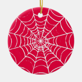 Rosa Webben Julgransprydnad Keramik