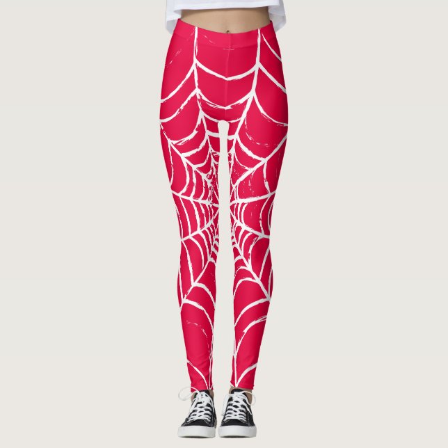 Rosa Webben Leggings (Framsida)