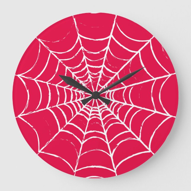 Rosa Webben Stor Klocka (Framsida)