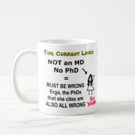 Rosa Webster är INTE en MD eller en PhD Kaffemugg