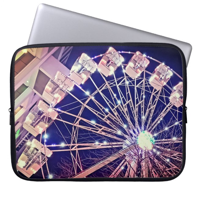 Rosa Wheel Laptop Fodral (Framsidan)