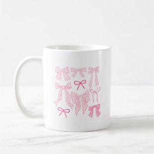 Rosa Whimsical Bows Kaffemugg