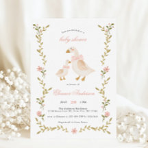 Rosa Whimsical Goose Baby Shower