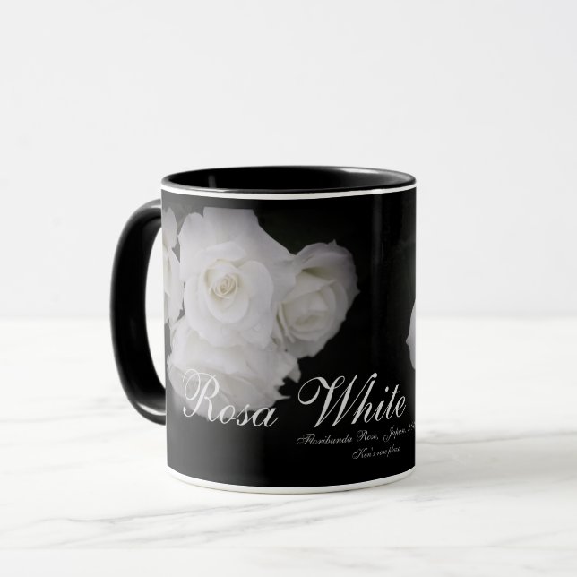 Rosa White Arrow：Combo Mug Mugg (Framsida vänster)