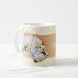 Rosa White Arrow Kaffemugg