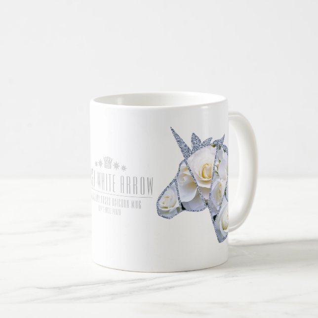 Rosa White Arrow Kaffemugg (Framsida höger)