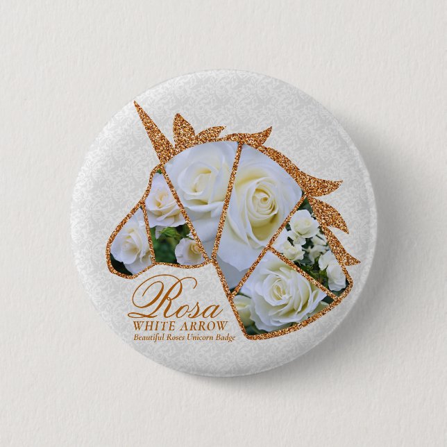 Rosa White Arrow Knapp (Framsida)