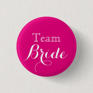 Rosa White Bröllop Team Bride Knapp