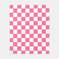 Rosa White Checkated Mönster