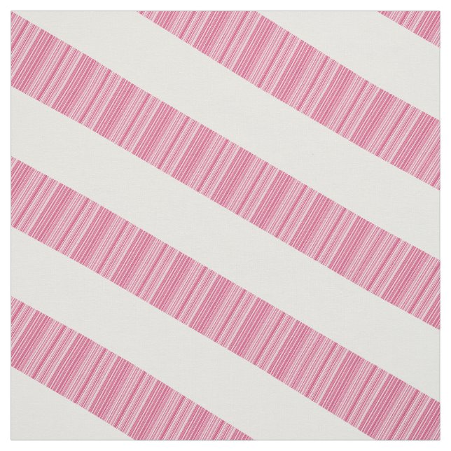 Rosa White Diagonal Modern Rand Fabric Tyg (Provkarta)
