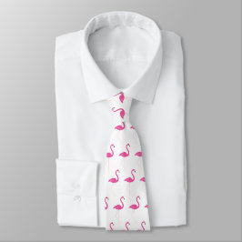 Rosa & White Flamingo Tie Slips