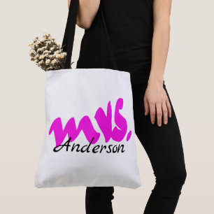 Rosa White Gifts Party Favor Monogram Cute Tygkasse