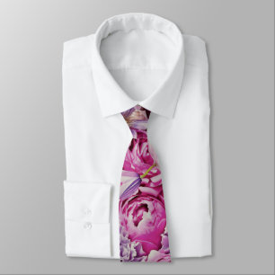 Rosa White Lavender Ro Flowers Mönster Slips