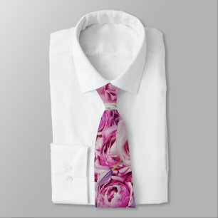 Rosa White Lavender Ro Flowers Mönster Slips