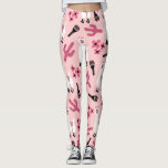 Rosa White Llama Maraca Cactus Blommigt Leggings<br><div class="desc">Den här söta och roligt mönster är perfekt för trendigets kvinna eller flicka. Den innehåller handritade illustrationer av bubbelgums rosa, vit och svart lama, mönstrad maracas, kaktus och blommor ovanpå en enkel rosa. Det är underbart, roligt, lekfullt, unikt och coola! ***VIKTIG DESIGN-ANMÄRKNING: Om du vill ha en begäran från anpassad...</div>