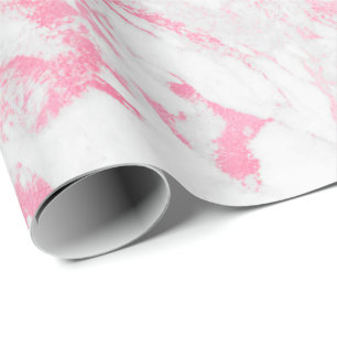 Rosa White Marble Presentpapper