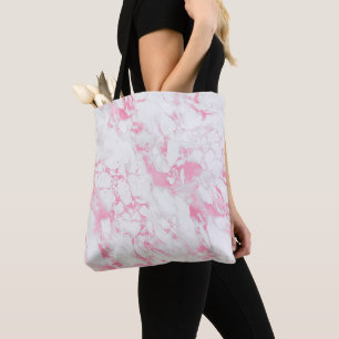 Rosa White Marble Tygkasse