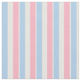 Rosa White och Blue Rand Tyg