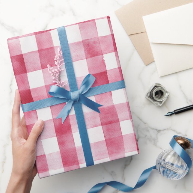 Rosa White Play Rand Birthday Presentpapper (Gifting)