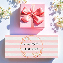 Rosa White Rand Business Gift Certificate