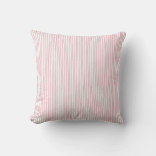 Rosa White Retro Mönster Stripe #2 - Pillow Kudde
