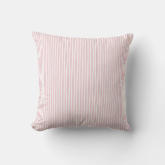 Rosa White Retro Mönster Stripe #2 - Pillow Kudde