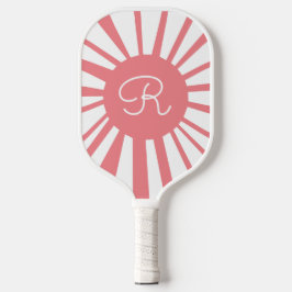 Rosa White Sol Monogrammed Pickleball Paddle