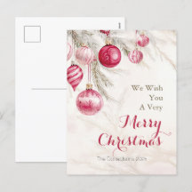 Rosa White Vintage Ornaments jul