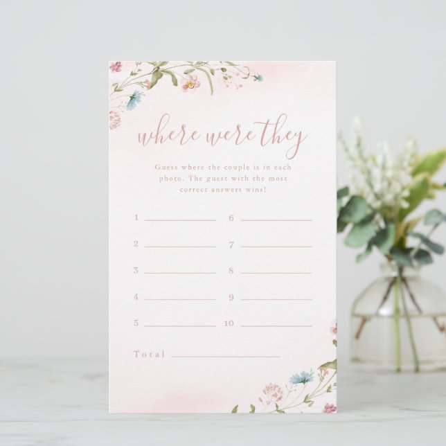 Rosa Wildblomma där de var möhippa-spel (Stående Fram)