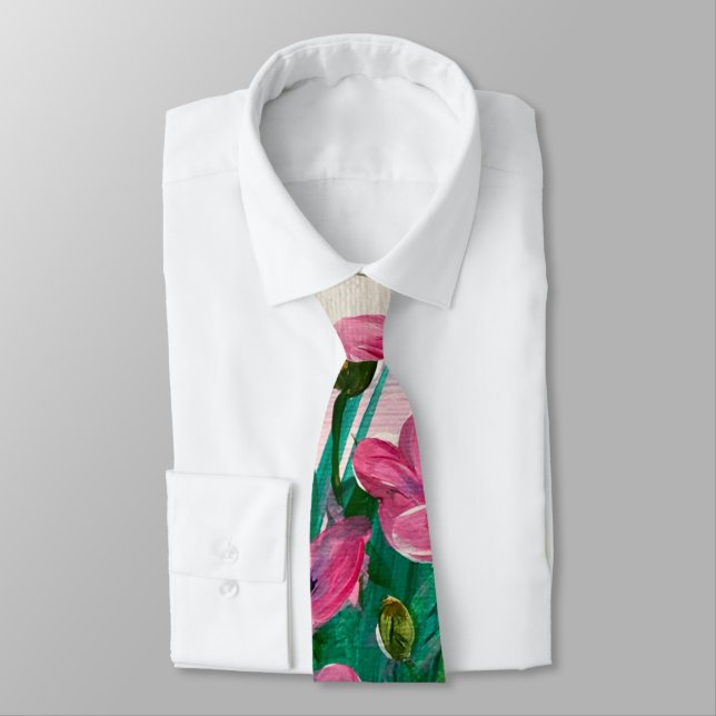 Rosa Wildblommor Slips (Bunden)