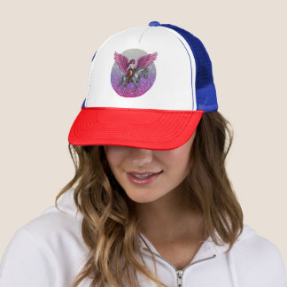 Rosa Winged Rider Hat 💖 🤠 Keps