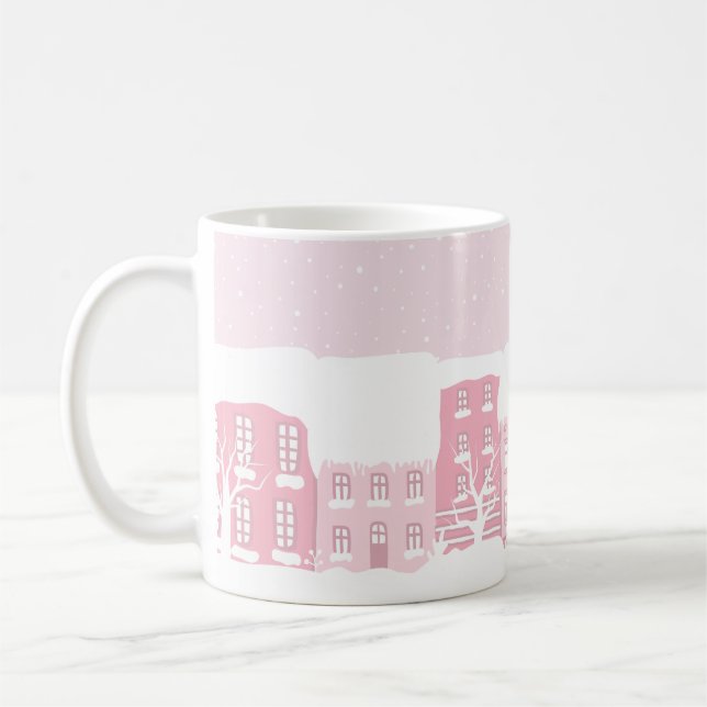Rosa Winter Mugg (Vänster)