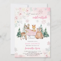 Rosa Winter Woodland Baby Shower