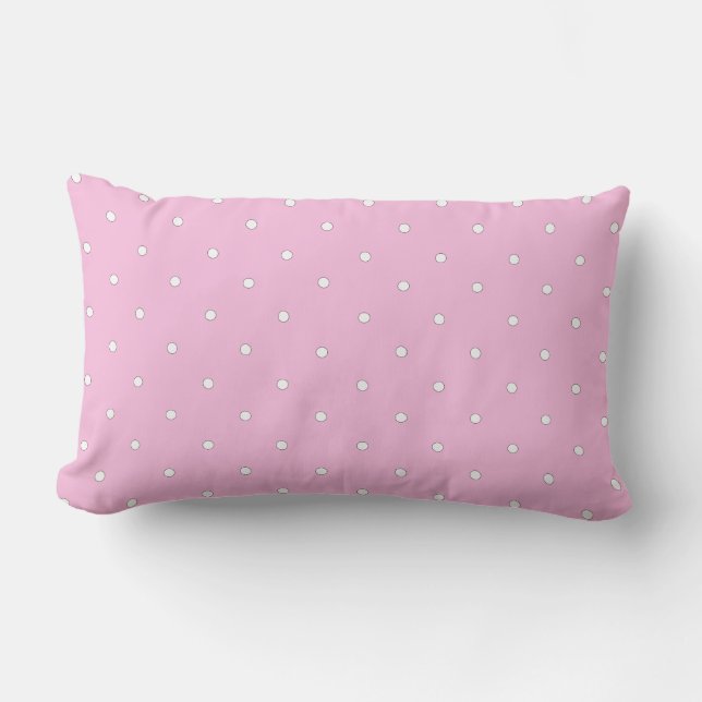 Rosa Wintry Snö Pillow Lumbarkudde (Framsida)