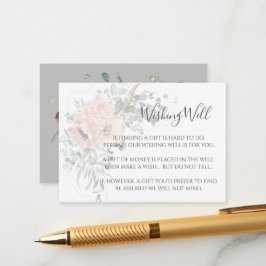  Rosa Wishing-Bröllop Wishing-kort för djurutrymme Tilläggskort