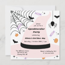 Rosa Witch Hat Halloween om året