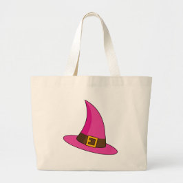 Rosa Witch Hat Jumbo Tygkasse