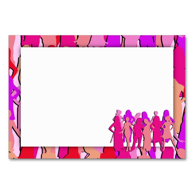 Rosa Women Silhouette Bordsnummer (Baksidan)