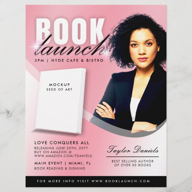 Rosa Women's Bok Launch Release Event Flyer (Framsidan)