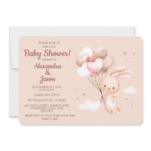 Rosa Woodland Bunny Rabbit Baby Shower